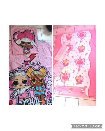 Housse de couette poupée lol barbie 