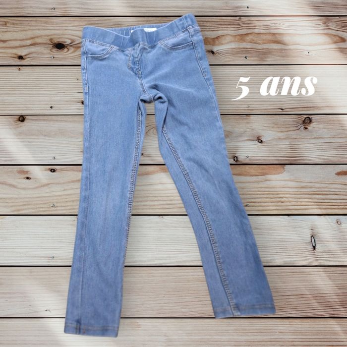 👖 Jegging bleu – Kiabi – 5 ans 👖
