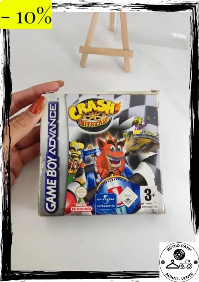 Crash Nitro Kart - sans notice - Nintendo GBA Game Boy Advance - photo numéro 15