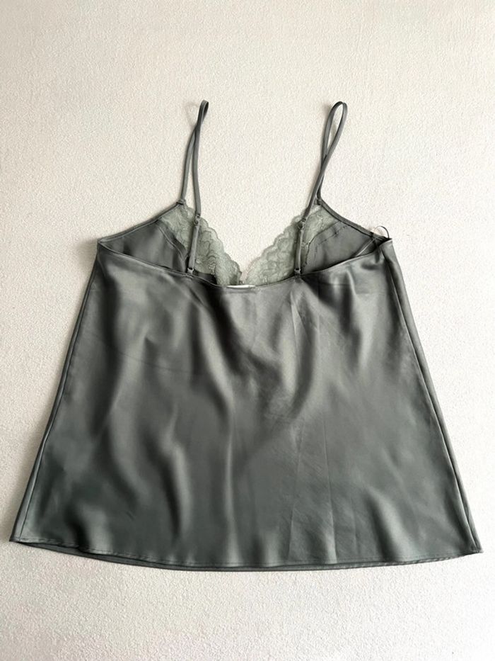 Ensemble short et top en satin Oysho M - photo numéro 4