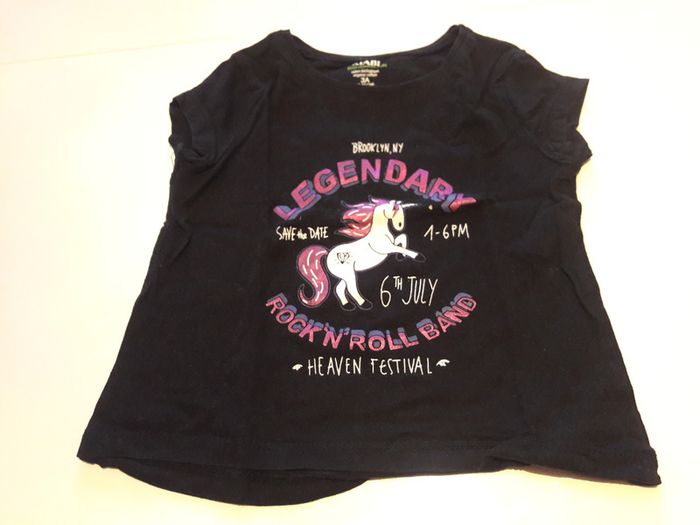 T-shirt manches courtes 3 ans fille