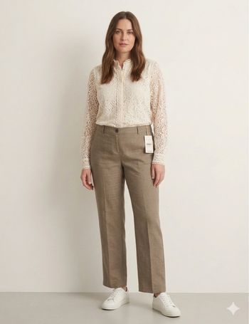 pantalon femme Camaïeu lin/coton neuf avec étiquette taille 44