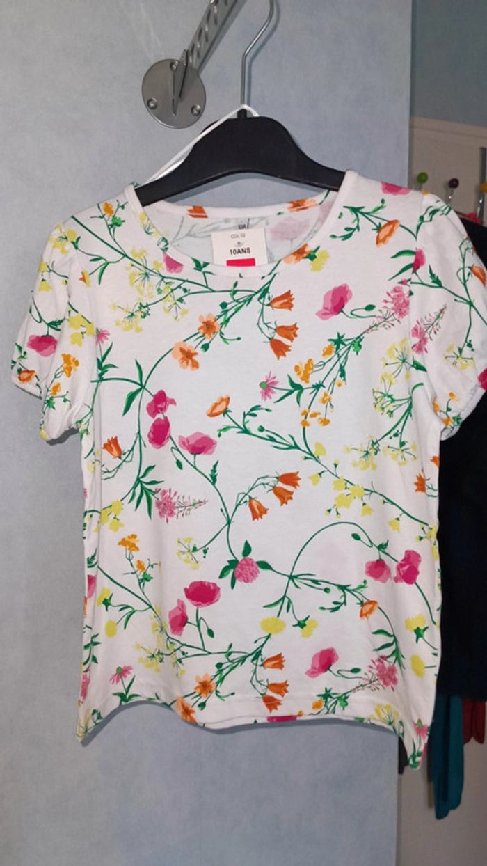 Tee-shirt manches courtes, Tissaia, 10 ans - photo numéro 2