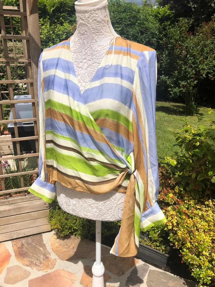 Blouse Zara colorée neuve taille M - photo numéro 4