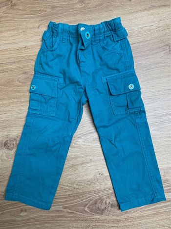 Pantalon turquoise 2 ans