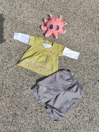 Ensemble fille printanier 6 mois