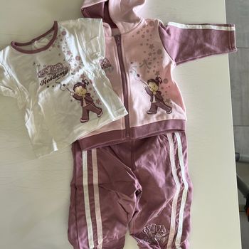 Ensemble 3 pièces fille 6 mois