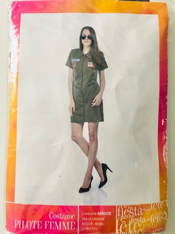 Déguisement pilote femme 