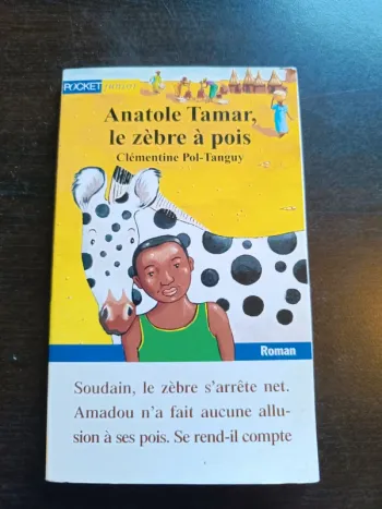Livre ANATOLE TAMAR, LE ZEBRE À POIS - Clémentine Pol Tanguy