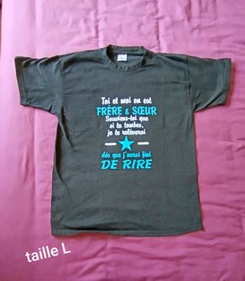 tee shirt taille L