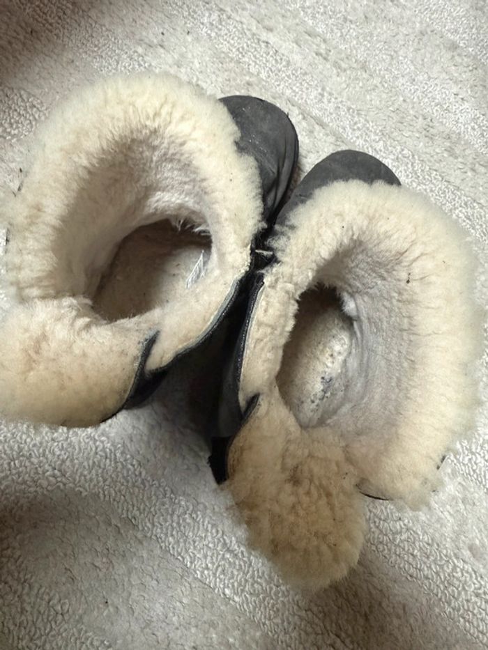 Botte bottines ugg blanc pailletée mini Bailey bow taille 38 - photo numéro 4