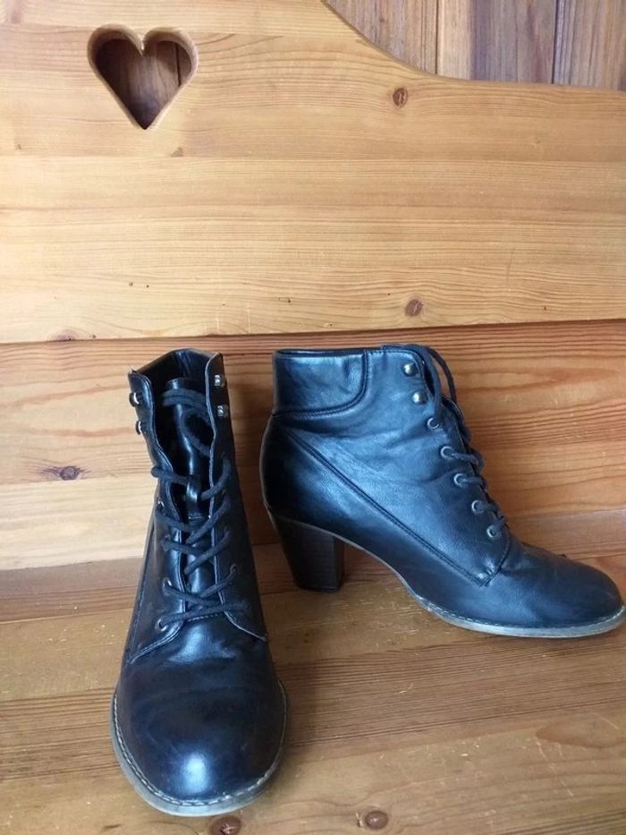 Bottine talon noire - photo numéro 2