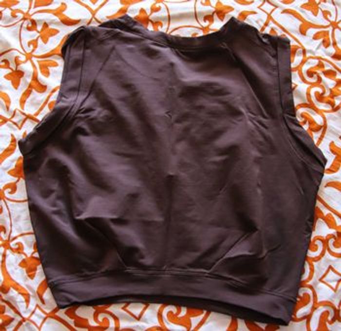 Crop Top Marron - photo numéro 2