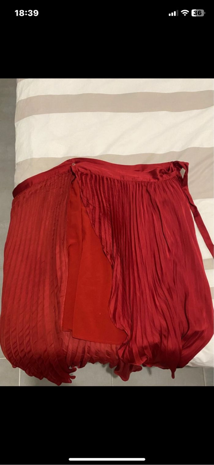 Jupe asymétrique rouge - photo numéro 9