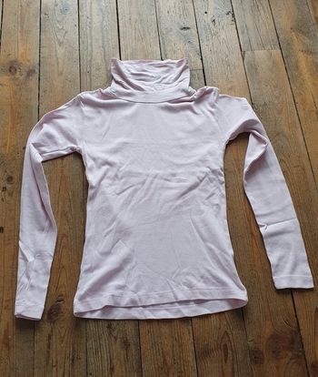 T-shirt Manches longues sous-pull rose clair In extenso 12 ans
