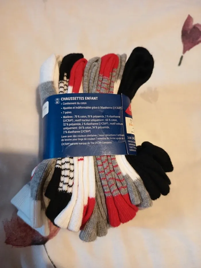 7 paires de chaussettes - photo numéro 2