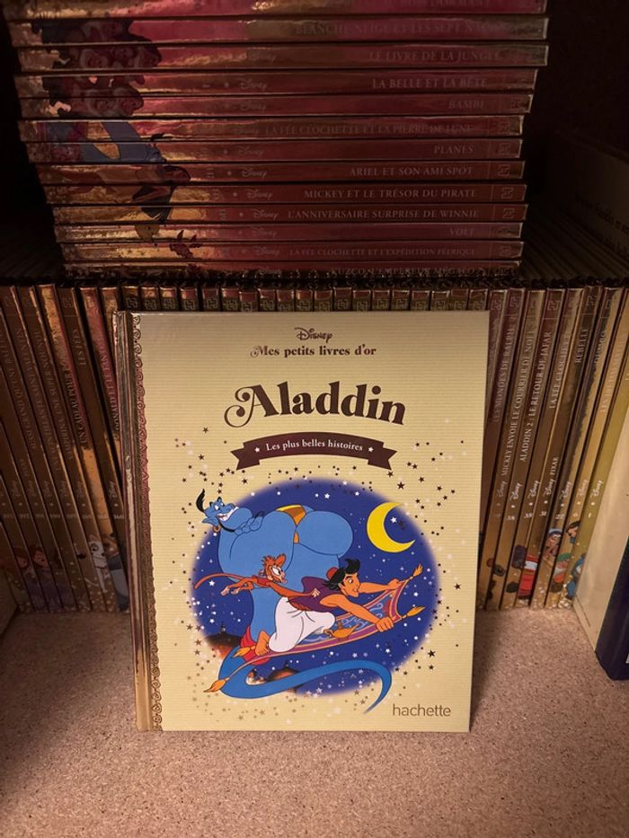 Livres Disney, mes petits livres d’or Aladdin