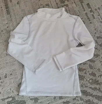 T-shirt blanc manche longue 4ans