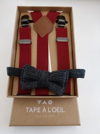 Bretelles+ noeud papillon Tape à l'Oeil