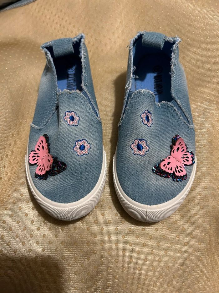 Chaussures motif papillon jean Pointure 30