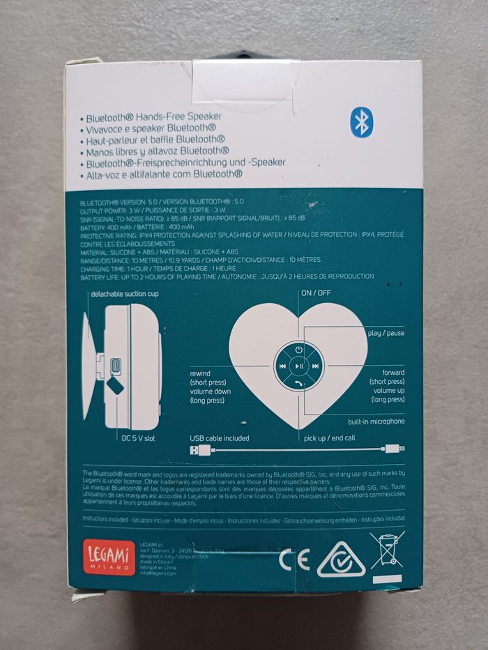 Hauts parleurs Bluetooth Legami (Neufs) - photo numéro 3
