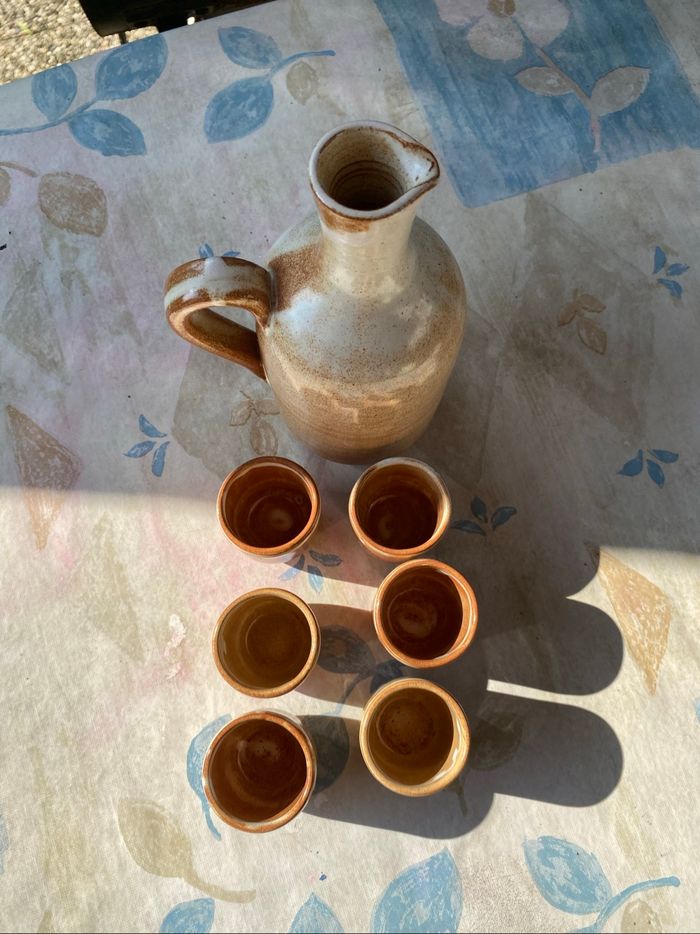 Carafe avec ses verres - photo numéro 2