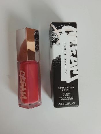 Fenty Beauty gloss bomb cream brillant à lèvres crémeux coloré 9ml Fenty glow 02 neuf jamais utilisé jamais ouvert