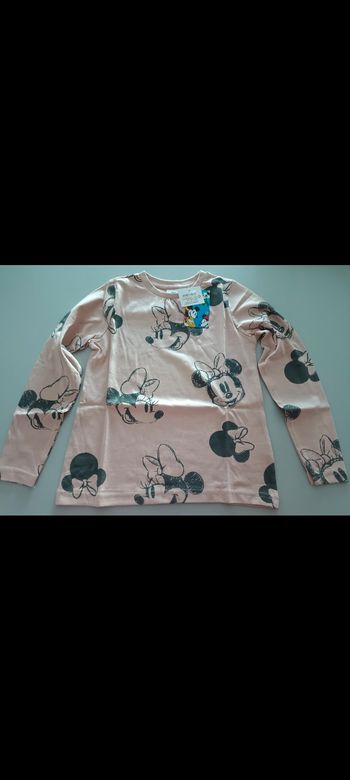 Tee-shirt à manches longues Minnie en 8 ans neuf