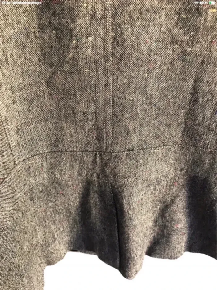 Veste blazer en laine et effet tweed taille 40/42 - photo numéro 11