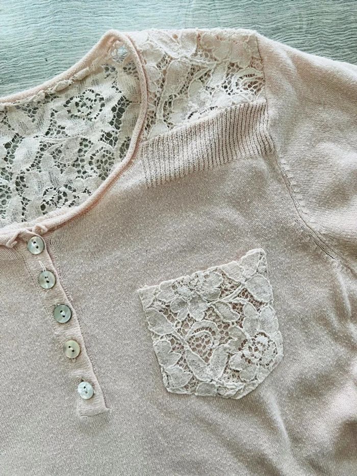 Lot tee shirts et pull - girly - fille 10 ans - photo numéro 5