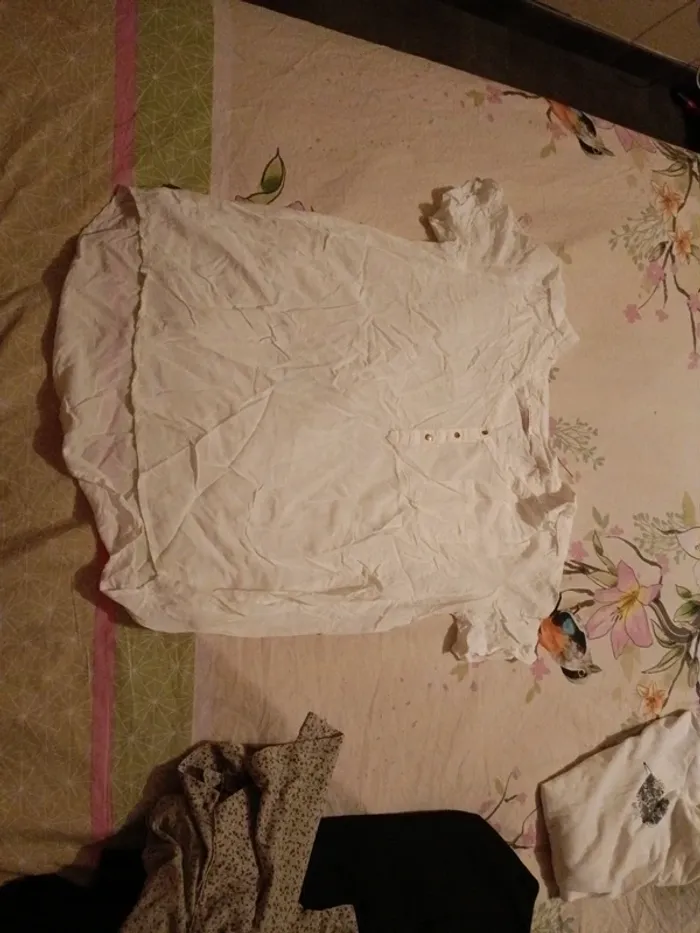 Blouse blanche camaïeu 36