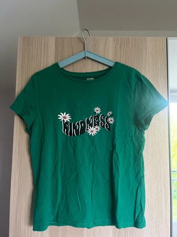 Tee shirt simple vert