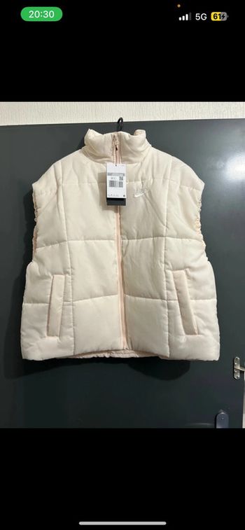 Doudoune sans manches Nike therma-fit rose claire XS