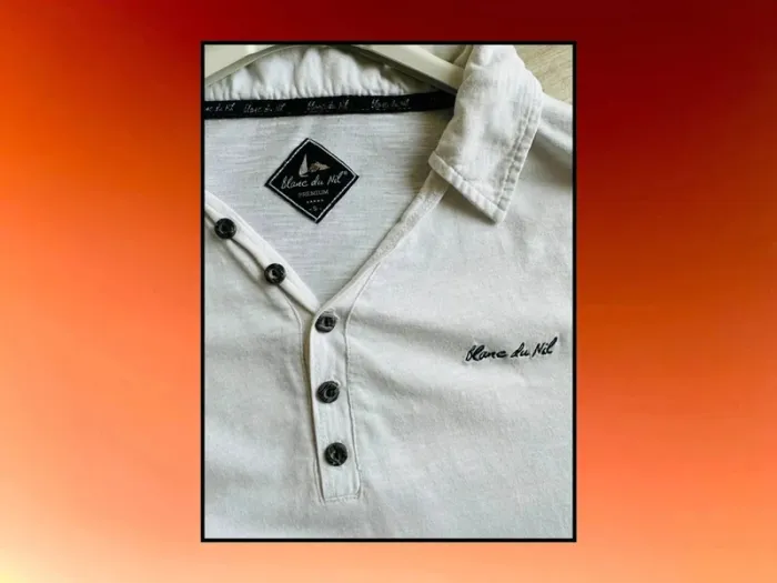 tee shirt homme S blanc du nil - photo numéro 2