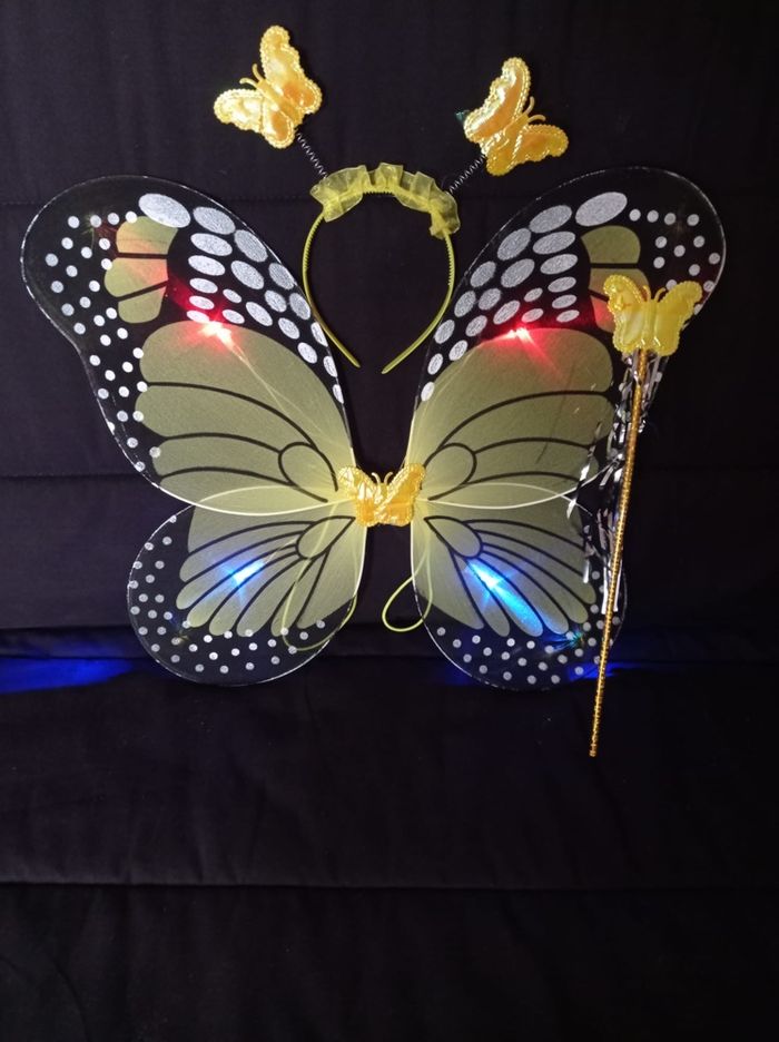 Déguisement papillon jaune 3-6ans - photo numéro 4