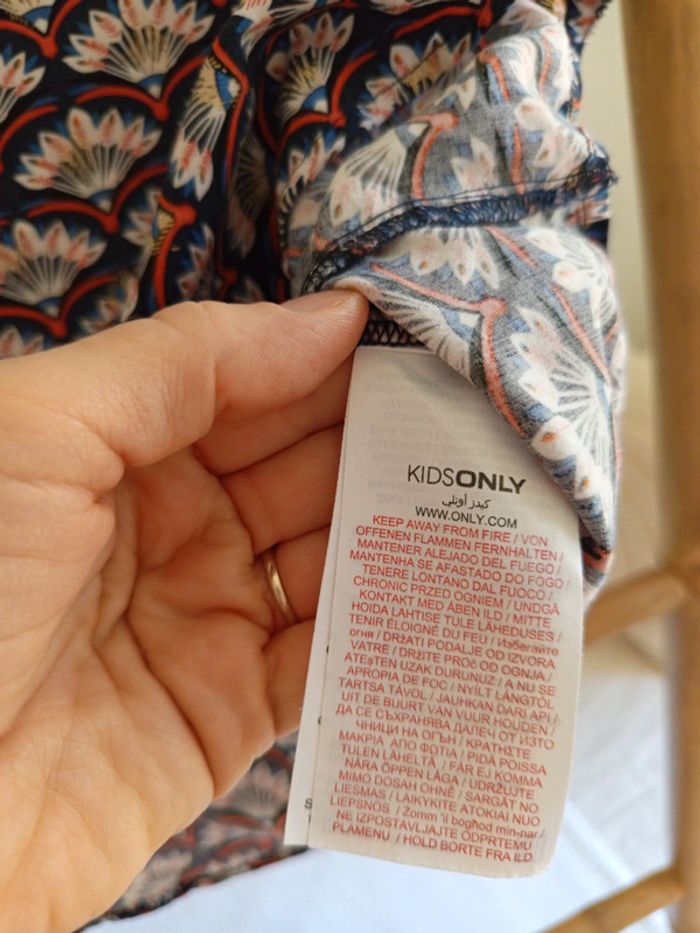Blouse manches courtes à motifs Kids Only 9 / 10 ans - photo numéro 6