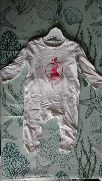 Pyjamas blanc 9 mois