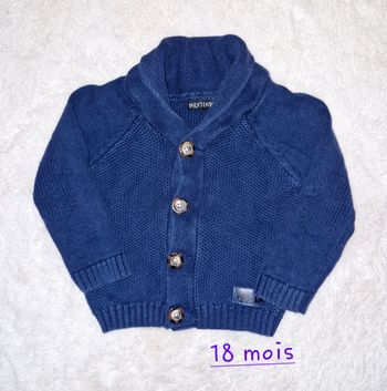 Gilet garçon 18 mois