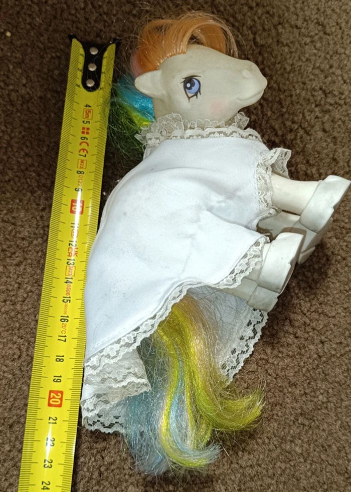 Petit poney marié avec tenue confetti