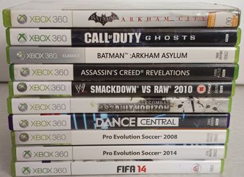 lot de 10 jeux Xbox 360 en très bon état général