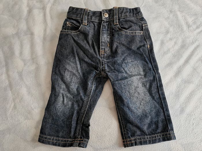 Jean bleu brut petit bateau 6mois