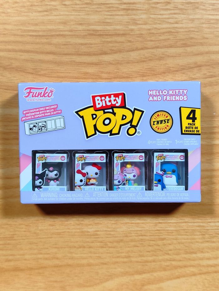 Pack 4 Funko Bitty Pop! Hello Kitty & Friends (Inclus CHASE) - photo numéro 1