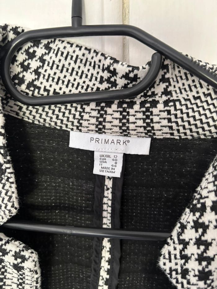 Blazer femme noir et blanc taille 40 - photo numéro 4