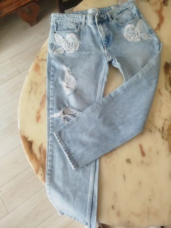 Jean brodé Mango
