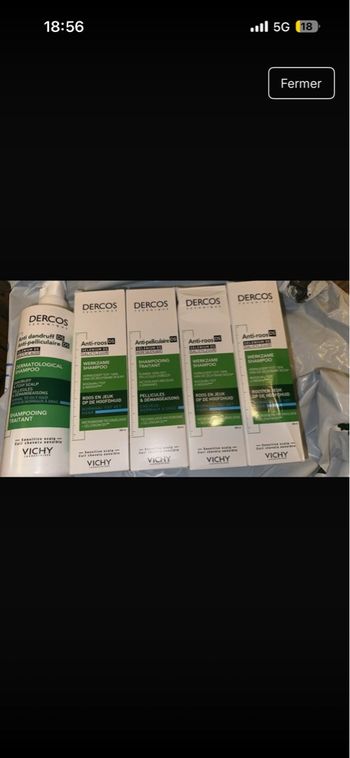 Dercos shampoing anti pellicule gras 