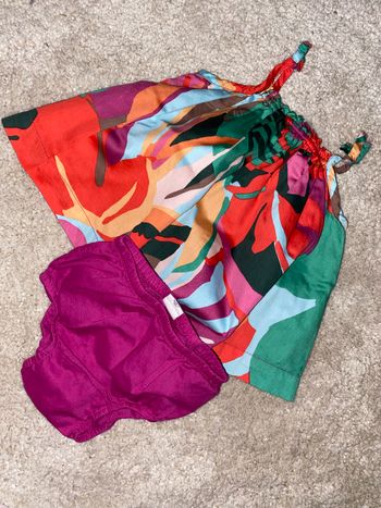 Robe multicolore 0/3 mois