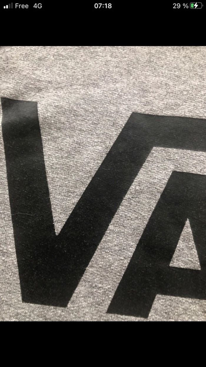 Sweat capuche vans taille S - photo numéro 5