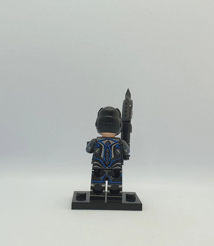 🦸 Figurine - Power Rangers Noir - (Style Lego) 🦸 - photo numéro 3