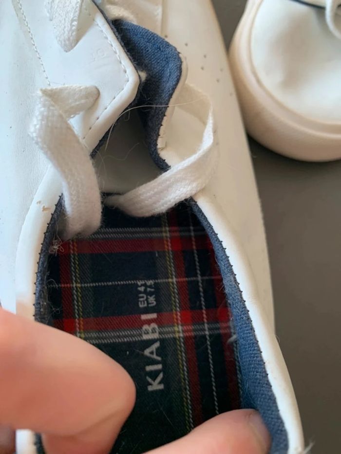 Chaussure blanche homme taille 41 - photo numéro 2