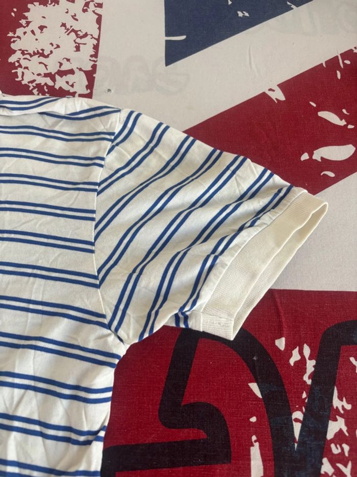 Polo Ralph Lauren taille S à rayures blanche et bleu - photo numéro 11